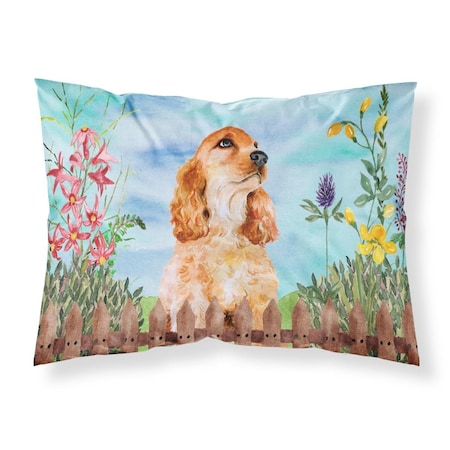 Jensendistributionservices Cocker Spaniel Spring Fabric Standard Pillowcase MI1706819